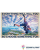 Gift For Hippie Parachute Fun Time Hippie Poster LH