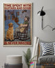 Dog Guitar Poster LH Gifts For Guitar Players