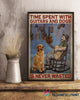 Dog Guitar Poster LH Gifts For Guitar Players