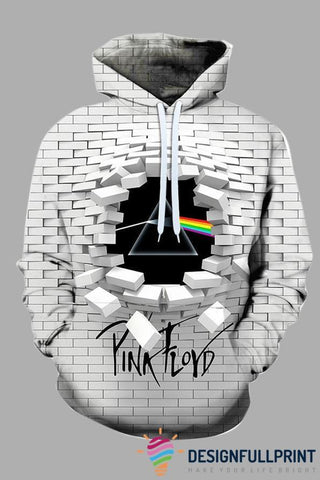 Hiphop 3D Rainbow Printed US Unisex Size Hoodie LN