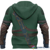 Gift For Viking Lover Amor Green Viking All Over Print Hoodie LN