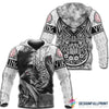 Gift For Viking Lover Viking 3D Printed Unisex Hoodie Raven And Drakkar LN