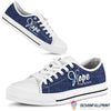 Diabetes Awareness Hope For A Cure Lowtop Canvas Shoes NHD
