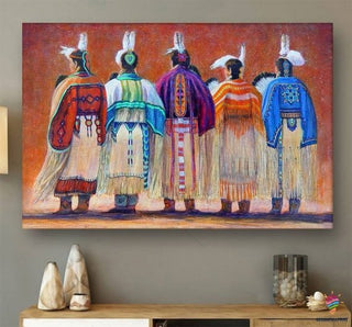 Native American Leader Horizontal Poster LN Gift For Native American