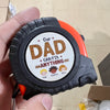 Personalized text carving tape measure
