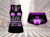 Halloween Pumpkin Pie Purple Girl Tank and Shorts Set