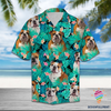 Tropical Bulldog Hawaii Button Shirt CM Gifts For Dog Lovers