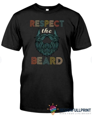 Respect Beard Shirt Beard T Shirt LH Beard Gang Shirt Funny Beard Shirts Beard Shirts For Him Presents For Men