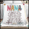 Nana Hugged Love By Grandkids Premium Blanket