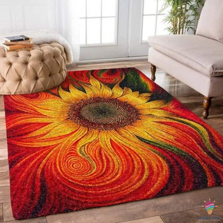 Gift For Hippie Sunflower Hope Flower Hippie Rug CH