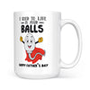 Designfullprint Father Dad Mug, Dad Ceramic White Mug 15oz