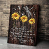 Gift For Dragonfly Lover Gift For Hippie My Heart Still Looks For You Sunflower Dragonfly Rest In Peace Quote Sunflower Canvas Wall Art Canvas PA