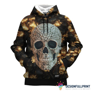 Skull Gift Golden Treasure Skull Unisex Hoodie LN
