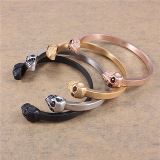 Skull Stainless Steel Men's Bracelets Bangles - designfullprint