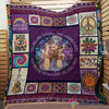 Gift For Hippie Hippie Girl You Feel Free Quilt Throw Blanket CH