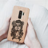 [US Only] Wood Phone Case for Universal Models - Skull 004 - designfullprint