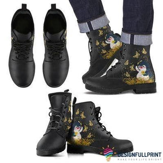 Gift For Butterfly Lover Butterfly Boot Penguin Boot LH Original Penguin Boots Penguin Mens Boots Animal Print Boots