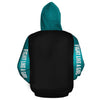 Skull Gift Teal Ovariant Cancer Sugar Skull Girl Awareness Hoodie
