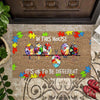 Autism Doormat In This House Its Ok To Be Different Autism Awareness Coir Pattern Print Doormat HG Autism Gift