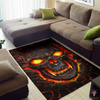 Skull Gift Skull Screaming Lava Rug CH