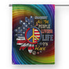 House Flag Rainbow Peace Flag Living In Peace Hippie Symbol Imagine All the People US LN