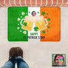 Patrick Day Custom Face Beer Cheers Doormat LN