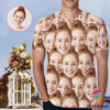 Custom Girlfriend Face Seamless Photo Men's Personalized Girlfriend Face All Over Print T-Shirt NHD Gift For Boyfriend