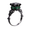 Black Skull Lord Stone Ring