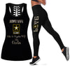 Gift For Army Army Wife Tank Top And Leggings Set