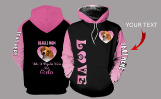 Gift For Mom Dog Mom Personalized US Unisex Size Hoodie With 6 Dogs Gifts For Dog Lovers