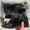 New Lace Up Comfortable Drummer Skull Boots - designfullprint