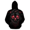 Skull Gift 3D Smelting Skull Unisex Hoodie 029