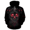 Skull Gift 3D Smelting Skull Unisex Hoodie 029