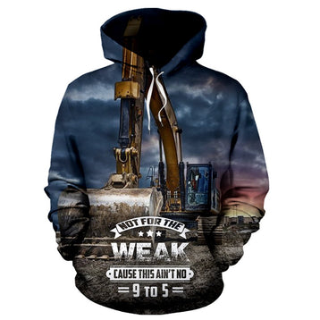 3D Heavy Operator Unisex Hoodie 001 - designfullprint