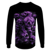 Skull Gift Purple Skull Unisex Hoodie, Long-sleeve, Tee, Shorts