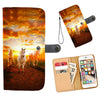 Cell Phone Wallet Case for Universal Models - 3D Sunrise Horse Printed Phone Wallet Case 001
