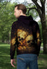 Skull On  Fire Unisex 3D Zip up Hoodie 003 - designfullprint