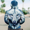 New Fashion Zip Up Hoodies - White Wolf 001 - designfullprint