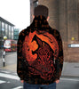 3D Red Fenrir Unisex Hoodie 001