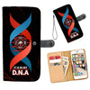 Cell Phone Wallet Case for Universal Models - FireFighter DNA