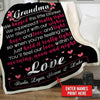 Personalized Love Grandma Premium Blanket