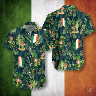 Irish Shop Irish Happy Patricks Day Hawaii Shirt CH