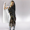 Black and White Wolf Super Soft Hooded Blanket