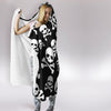 Skull and Crossbone Hooded Blanket - designfullprint
