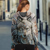 3D Wolf Art Zip Up Hoodie 001 - designfullprint