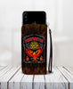 Cell Phone Wallet Case for Universal Models - Fire Dept FireFighter Fire Rescue 001 - designfullprint