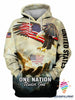 One Nation Under God Hoodie, Long Sleeve, Tshirt HG