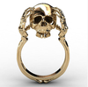 Cool Biker Skull Ring