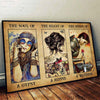 Gift For Hippie Gypsy Warrior Poster Horizontal Canvas and Poster LN