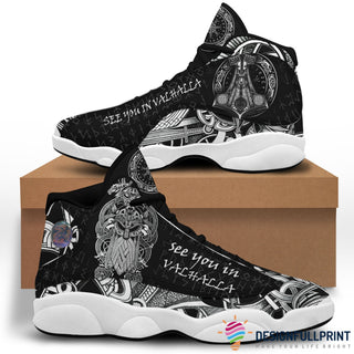 Gift For Viking Lover See You Viking Odin JD 13 Shoes HG